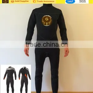 Good Quality Neoprene Wetsuit With Chest Zipper With Brand Logo thumbnail-1