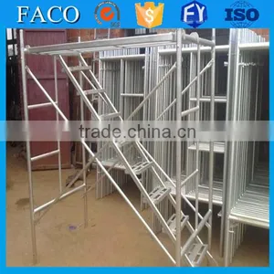 Galvanized Steel Cross Brace Cantilever Scaffolding Frame thumbnail-1