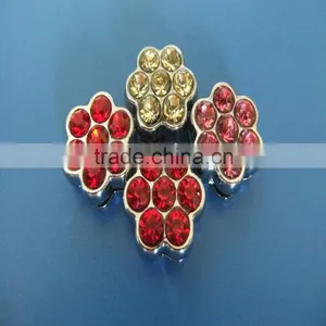 Compet Wholesale Zinc Alloy Metal Plum Flower 10mm Slide Charms thumbnail-1