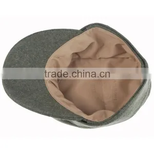 WWII German Officer Panzer Wool Field Military Cap Hat thumbnail-6