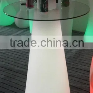 PE Plastic Bar Table With LED Light and Remote Control YXF-50120H thumbnail-2