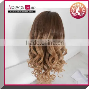2014 Hot Sale New Design Brazilian Full Lace Wigs thumbnail-1