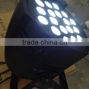 DJ Light Rgbw 4in1 Quad Color LED Par Light 18x12w Dmx Stage Lighting thumbnail-2