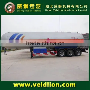 3 Axles 60cbm LPG Semi Trailer the Biggest LPG Tank Trailer thumbnail-1