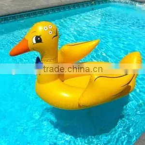 Hot Sale Giant Yellow Inflatable Duck Pool Float thumbnail-1