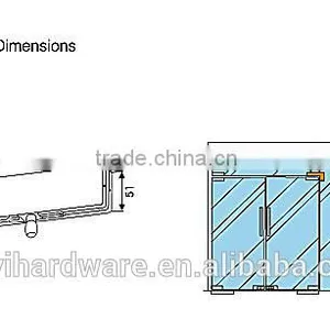 High Quality Stainless Steel Glass Door Fitting/glass Door Clamp(V-40) thumbnail-3