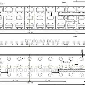 2016 Semi-cut-off LED Linear Lens For Indoor Lighting DK285-RL20-33H1 thumbnail-2