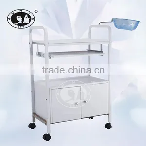 Beauty Salon Trolley Salon Cart DY-2783 in White Colour Quality Choice thumbnail-1