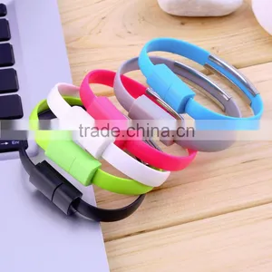 Micro USB Cable Bracelet Data Charging Line Wristband For Android Cellphone thumbnail-1