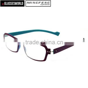 China Factory Custom Cheap Colorful TR90 Reading Glasses thumbnail-3