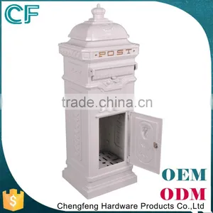 The Most Popular Style In Europe Crown Ornament Cast Aluminum Fence Outside Vintage Letter Box Mailbox For Sale From China thumbnail-1