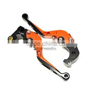 BJ-LS-001-F16/KL CNC Foldable Extendable Motorcycle Brake Clutch Lever for KTM DUKE 390 thumbnail-6