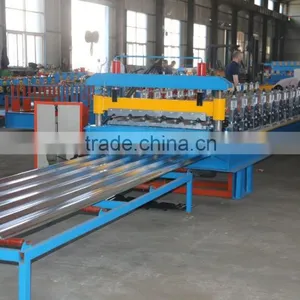 High Quality Single Layer Roofing Sheet Roll Forming Machine thumbnail-3