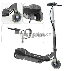 Electric Scooter Black Motorized Ride On Rechargeable Junior Kids Boys Girls thumbnail-2