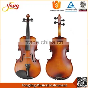 Customized Student Cheap Acoustic Violin Solid Wood Beginner Violin 4/4 3/4 1/4 With Case Bow Made in China Quality Choice thumbnail-1