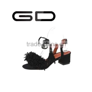 Cheap but High Quality Frosting Concise Open-toe Woman Flat Sandals thumbnail-1