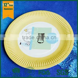 18cm Round Party Paper Plates,hot Sale Disposable Paper Plate thumbnail-3