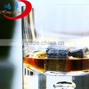 2016 Wholesale Bar Accessories Natural Soapstone Ice Cube Logo Engraved Whiskey Stones for Business Gift Set thumbnail-1