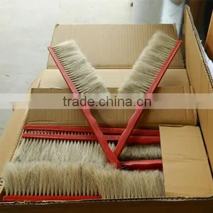 Wooden Hand Bristle Bee Brush Beehive Use thumbnail-1