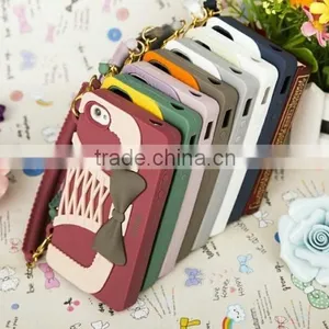 2013 Newest Silicone Bowknot Wallet Fancy Luxury Cell Phone Cases for Sumsung 9300/ 9500/ 7100 "11" thumbnail-1