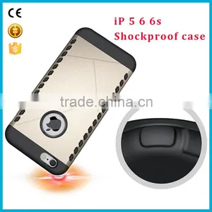 2016 Wholesale Prodcut Fashion 2 in 1 Shockproof Shield Cell Phone Case Mobile Phone Back Cover for IPhone 5 6 6s 6plus thumbnail-2