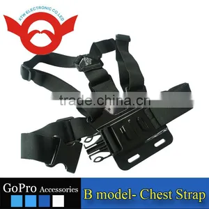A Model: Chest Body Strap for GoPro Hero 2/3/3+/4/4 Session Shape the Same as Original One thumbnail-1