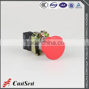 CE Certificate Colorful Metal High Quality Mushroom Push Button Micro Switch Supplier's Choice thumbnail-1