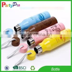 Partypro 2015 New Products Custom Logo 750ml Stainless Steel Water Bottle thumbnail-2