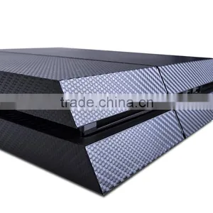 Carbon Fiber Skin Design Vinyl Sticker for Ps4 Cover thumbnail-1