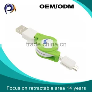 Greative Retractable Male to Male USB Cable Data&Charger Cable For Micro Phones thumbnail-1