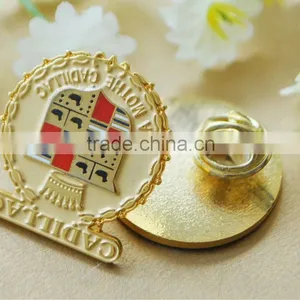 Hard Enamel Shield Shape Logo Badge thumbnail-1