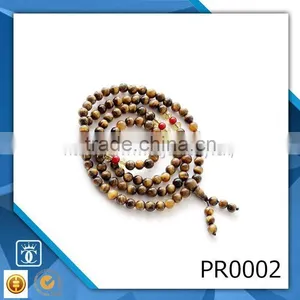 Mala Beaded Necklace Natural Chinese Prayer Bead Necklace Wrap Jewellery thumbnail-1