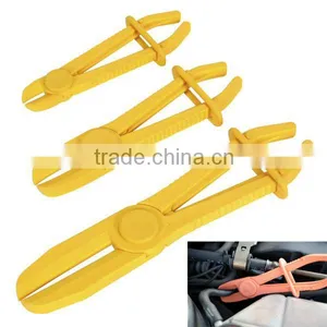 3 Piece Flexible Hose Line Clamp Off Pliers Tool Set Brake-Fuel-Water Line thumbnail-1