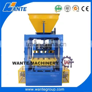WANTE BRAND Italy High Scale Industries QT4-24 Automatic Concrete Block Making Machine thumbnail-1