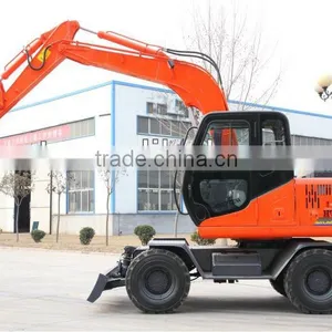 Hydraulic Mini Wheel Excavator L608E 6ton thumbnail-1