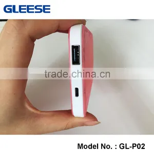 GLEESE 6000mAh Portable Power Bank With Lighting Polymer Battery Companies Looking for Distributors thumbnail-5