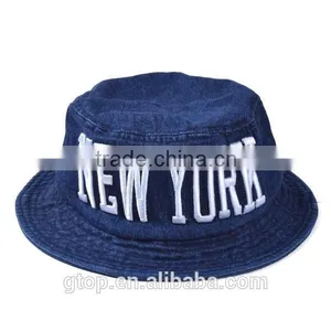 Fashion Embroidery Bucket Hat Boonie Outdoor Cap thumbnail-1
