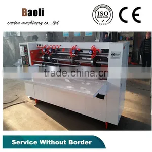 Corrugated Cardboard Slitter Scorer Machine/Korrugerad Kartong Slitter Scorer Machine thumbnail-1