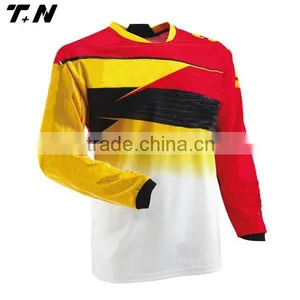 China Manufactory Cool Black Motorcycle Jersey Custom Made thumbnail-2