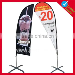 Cheap Full Color Printing Display Flag thumbnail-2