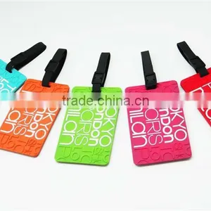 Airline Travel Parcel Tracking Bag Soft PVC Luggage Tag Hang Tag thumbnail-3