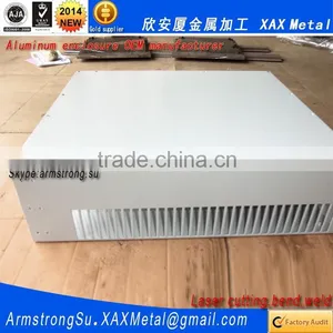 XAX31Alu OEM ODM Customized Laser Cut Bend Weld Sheet Aluminum Power Distribution Box Shell thumbnail-3