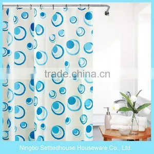 Low Price Beautiful Design Colorful Printing PEVA Shower Curtain thumbnail-2