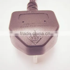 Saudi Arabia Standard 3pin 3-13A/ 250V PVC Non-rewireable Electrical Plug thumbnail-1