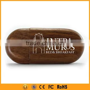 Promotional Gift 32gb Wood Pendrive Engraving Logo thumbnail-6