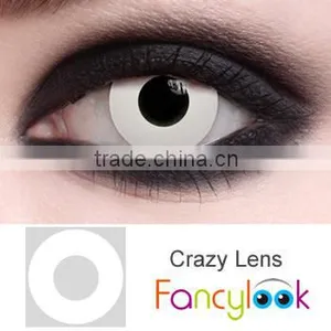 White Out Black Crazy Lens Wholesale Halloween Contacts Cosplay Contact Lenses thumbnail-2