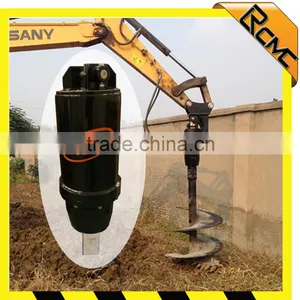 Post Hole Cement Earth Auger for Backhoe Loader thumbnail-2