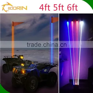 Fiber Optic Colorful Led Flag Pole Light With Remote Control 12v 24v Aluminum Flag Pole thumbnail-1