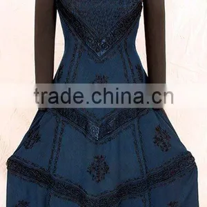 Renaissance Halter Women Sun Dress thumbnail-1