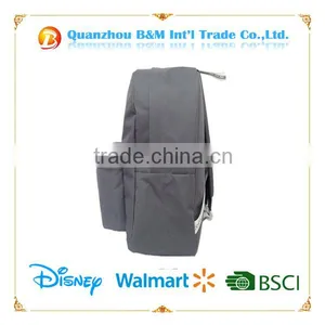 600D Grey Color Day Backpack thumbnail-4
